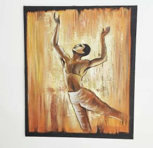 Schilderij: Dansen in de schemer, 50 x 60cm