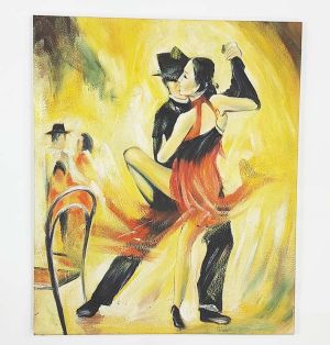 Schilderij: Heerlijk dansen, 50 x 60cm