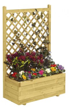 Bloembak met toogtrellis deluxe