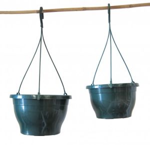 Hangpot groen (diverse maten), per stuk